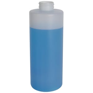 32 oz. Natural HDPE Wide Mouth Bottle with 38/400 Neck (Cap Sold Separately)