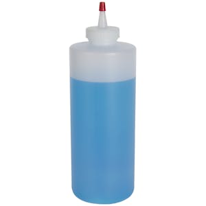 32 oz. Natural HDPE Wide Mouth Bottle with 38/400 Natural Yorker Cap