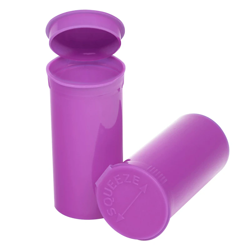 13 Dram/1.63 oz. Opaque Grape Philips RX® Pop-Top Vial with Child-Resistant (CRC) Hinged Lid