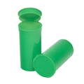 13 Dram/1.63 oz. Opaque Lime Philips RX® Pop-Top Vial with Hinged Lid