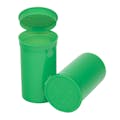 19 Dram/2.38 oz. Opaque Lime Philips RX® Pop-Top Vial with Hinged Lid
