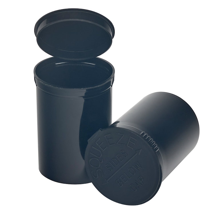 1gal Black HDPE Plastic 50ml Buckets (EZ Lid) - Black