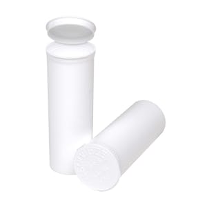 60 Dram/7.5 oz. Opaque White Philips RX® Pop-Top Vial with Hinged Lid
