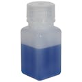 60mL Diamond® RealSeal™ Natural HDPE Square Wide Mouth Bottle with 25mm Cap