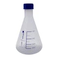 1000mL VitLab® Polypropylene Erlenmeyer Flasks with Blue Screw Closures