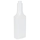 8 oz. Long Neck White HDPE Tall Liberty Oblong Cone Top Bottle with 22/400 Neck (Cap Sold Separately)