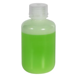 125mL Diamond® RealSeal™ Natural HDPE Round Narrow Mouth Bottle with 24mm Cap