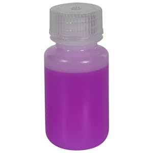 60mL Diamond® RealSeal™ Natural HDPE Round Wide Mouth Bottle with 28mm Cap