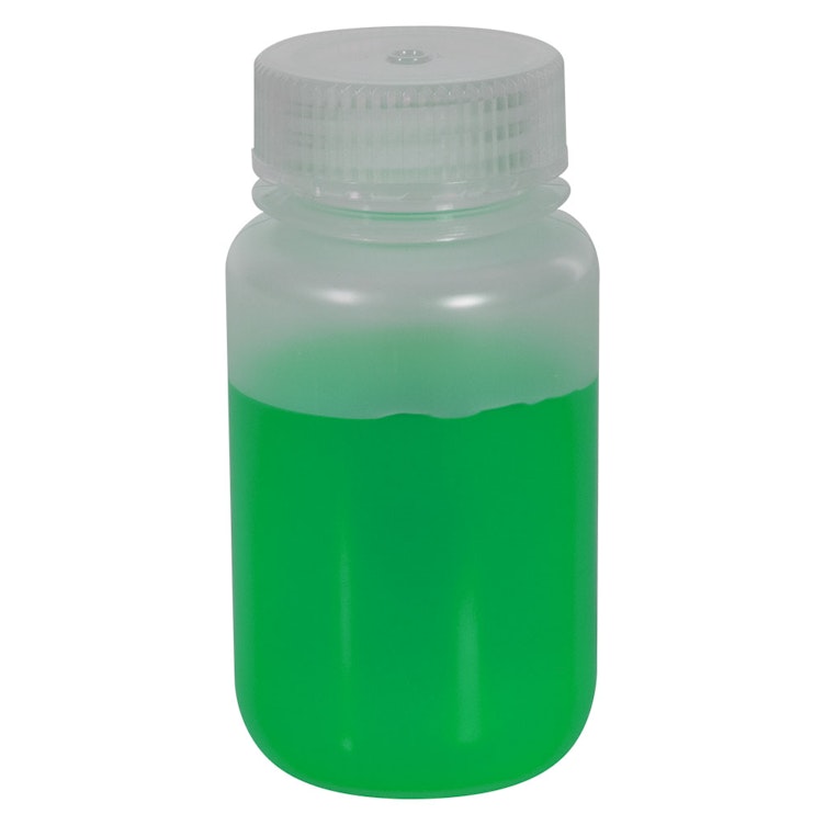 125mL Diamond® RealSeal™ Natural Polypropylene Round Wide Mouth Bottle with 38mm Cap
