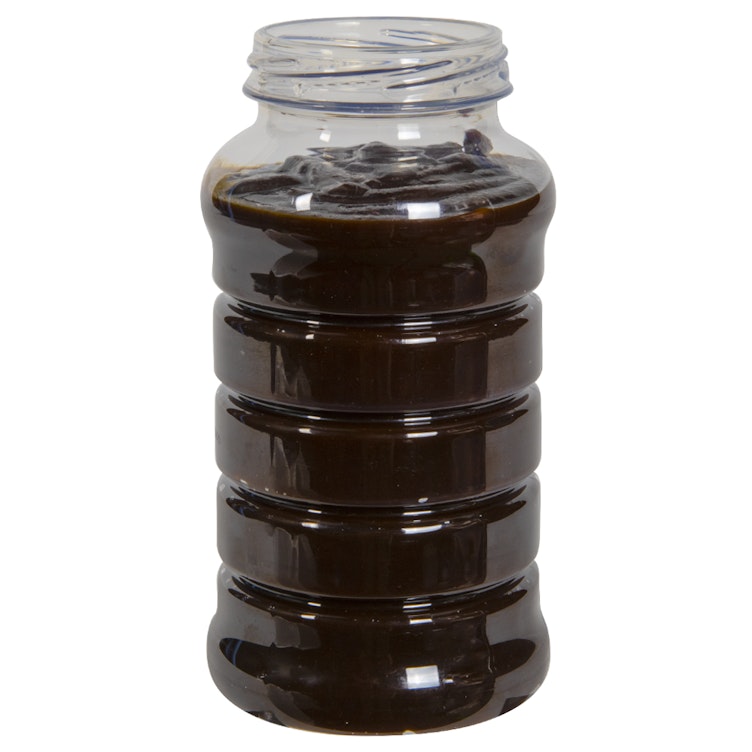 PET Hot-Fill Ribbed Sauce Jar
