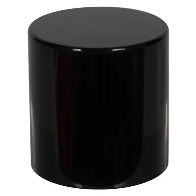 13/415 Black Leyton Cap with LS Core for Glass Bottles