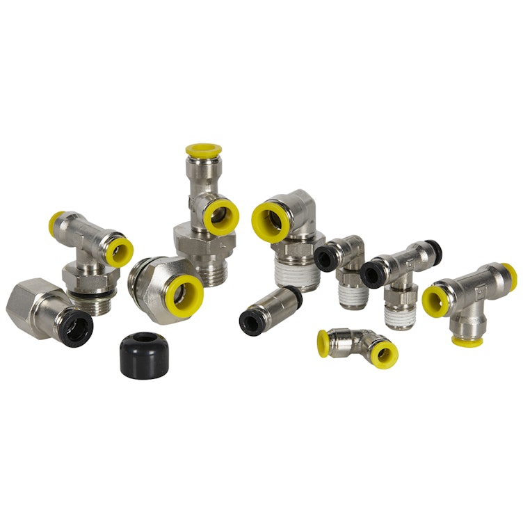 Parker Prestolok PLP Metal PushtoConnect Fittings U.S. Plastic Corp.