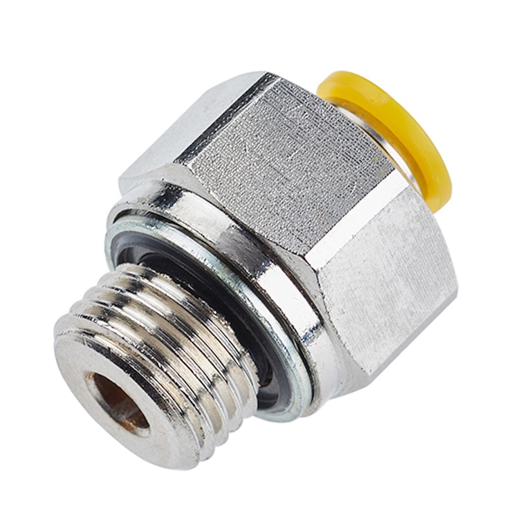8mm Tube x 3/8" BSPP Prestolok PLP Brass Metric Male Connector U.S