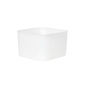 2 Quart Polyethylene Space-Saver Storage Container (Lid Sold Separately)