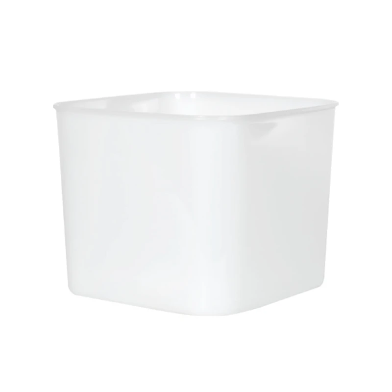 6 Quart Polyethylene Space-Saver Storage Container (Lid Sold Separately)