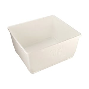 Remco® White Aero-Tote Bulk Food Container with Drain Plug (108 Gallon Capacity) - 40.7" L x 38" W x 20.7" Hgt.