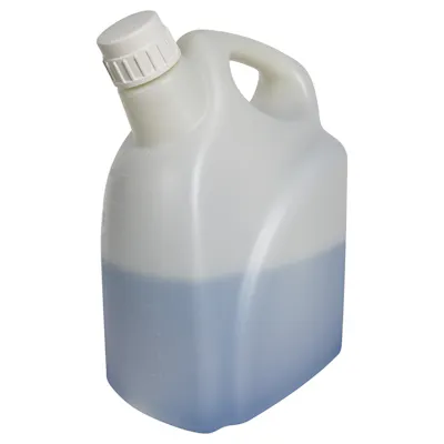 10 Liter Natural HDPE Diamond® RealSeal™ Jerrican with 53mm White Polypropylene Cap