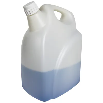 20 Liter Natural HDPE Diamond® RealSeal™ Jerrican with 53mm White Polypropylene Cap