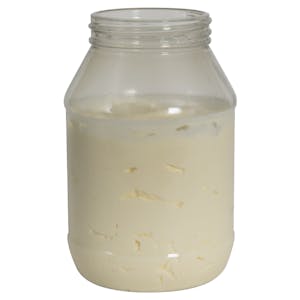 Zoro Select 16 oz Clear PET Plastic Spice Jar- 63-485 Neck Finish