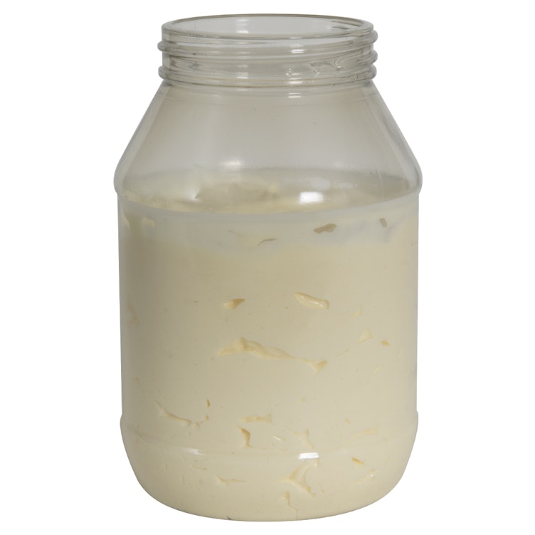 30 oz. Tinted PET (30% PCR Material) Round Mayo Jar with 70/470 Neck (Cap Sold Separately)