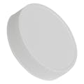 70/470 White Polypropylene Unlined Ribbed Cap