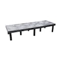 36" L x 36" W x 12" Hgt. Solid Top Dunnage-Rack™ - 1000 lb. Capacity