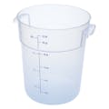 22 Quart Translucent Polypropylene StorPlus™ Round Food Storage Container (Lid Sold Separately)