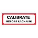 "Calibration" Rectangular & Round Labels