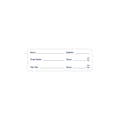 "Food Preparation" Rectangular Paper Write-On Label - 3" x 1"