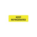 "Keep Refrigerated" Rectangular Paper Label - 3" x 1"