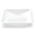 330mL White Polystyrene Anti-Static Square Weighing Boats with Circular Flat Bottom - 140mm L x 140mm W x 25mm Hgt.