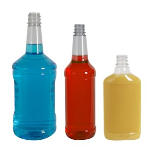 PET Oblong & Round Beverage Bottles