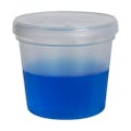 5 oz. Natural Polypropylene Specimen Container with Snap-On Cap - Case of 300