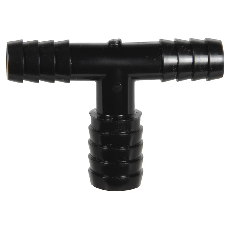 1 2 X 3 8 X 3 8 Hose ID Black HDPE Tee U S Plastic Corp 1-2-x-3-8-x-3-8-hose-id-black-hdpe-tee-u-s-plastic-corp