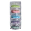 0.20 oz. Clear Stackable Jars (Stack of 5 Jars with Cap)