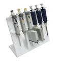 6-Place Acrylic SureStand™ Multi-Channel Capable Pipette Rack