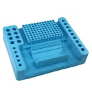 Blue Polypropylene CoolCaddy™ PCR WorkStation - Up to 120 Places