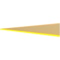 0.118" (3.0mm) x 12" x 24" Yellow Fluorescent Acrylic Sheet