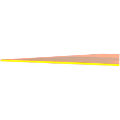 0.118" (3.0mm) x 24" x 48" Orange Fluorescent Acrylic Sheet