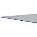 0.118" (3.0mm) x 12" x 24" Blue Fluorescent Acrylic Sheet