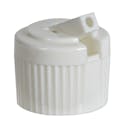 20/410 White Polypropylene (50% PCR Material) Flip-Top Cap