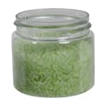 2 oz. Clear PET (100% PCR Material) Straight-Sided Round Jar with 48/400 Neck (Cap Sold Separately)