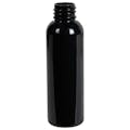 2 oz. Black PET (100% PCR Material) Cosmo Bullet Round Bottle with 20/410 Neck (Cap Sold Separately)