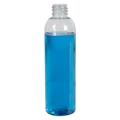 4 oz. Clear PET (100% PCR Material) Cosmo Bullet Round Bottle with 20/410 Neck (Cap Sold Separately)