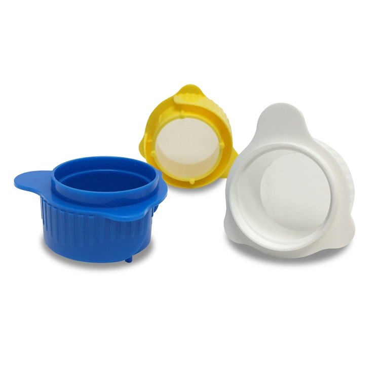 100µm Sterile Yellow SureStrain™ Cell Strainer - Individually Wrapped, Case of 50 with 1 Reducing Adapter
