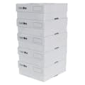 White FlipTop™ Hinged Cardboard Freezer Box with 81 Places - Package of 5