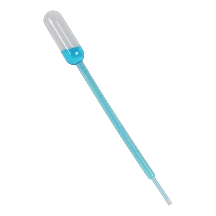 5mL Sterile Graduated Transfer Pipette with Large Bulb - Individually Wrapped; Case of 500