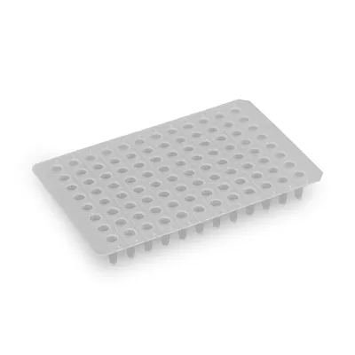 0.1mL Natural Non-Skirted Low-Profile 96-Well PCR Plate - Package of 50