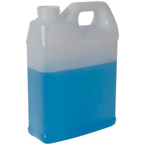 32 oz. Natural HDPE F-Style Jug with 33/400 Neck (Cap sold separately)