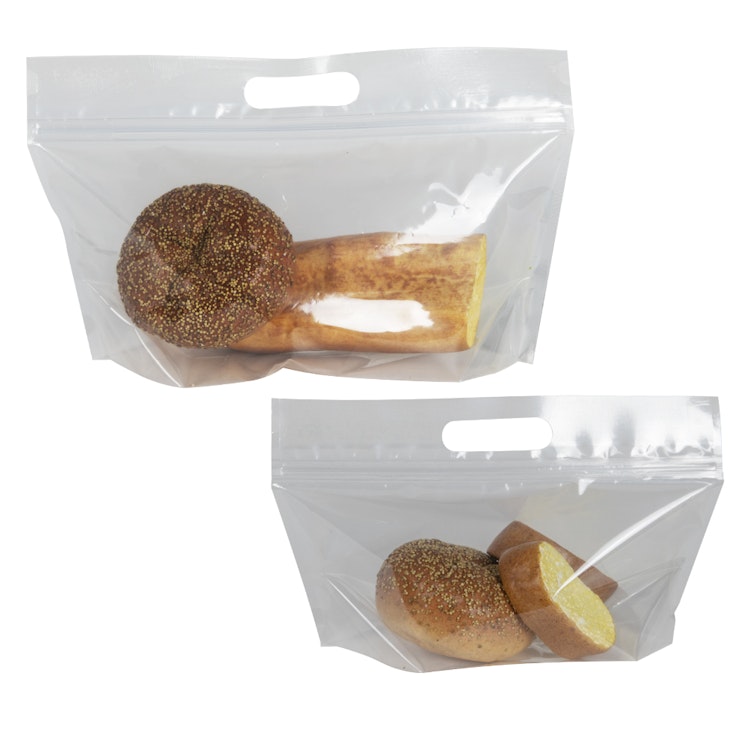 FreshZip® Stand-Up Bakery Pouches with Handle